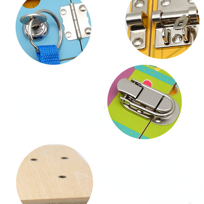 Wooden Children Unlocking Montessori Toys for Toddlers 4