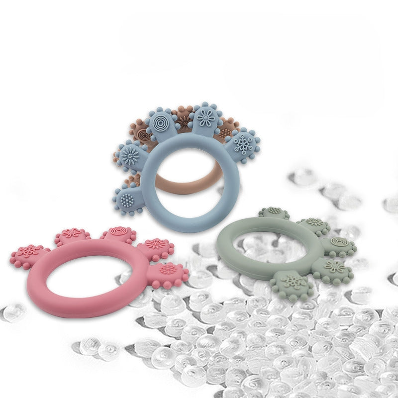 Silicone Baby Teething Bracelet Teether Toy Set of 5 2