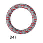 65mm Printed Silicone Beads Rings 5