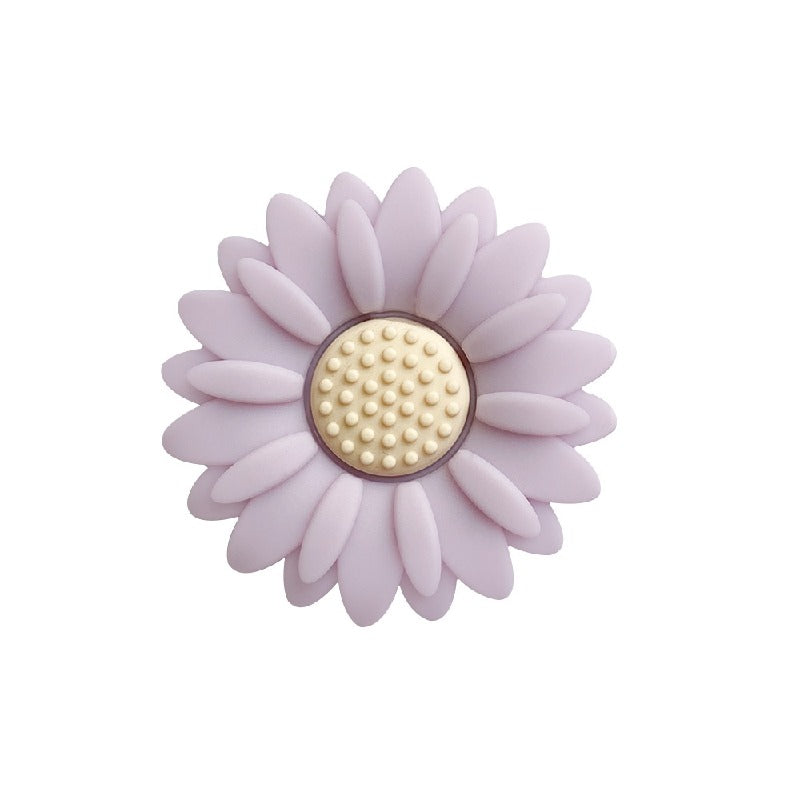 20pcs Silicone Focal Beads Daisy Flower Center Raised Detail 8