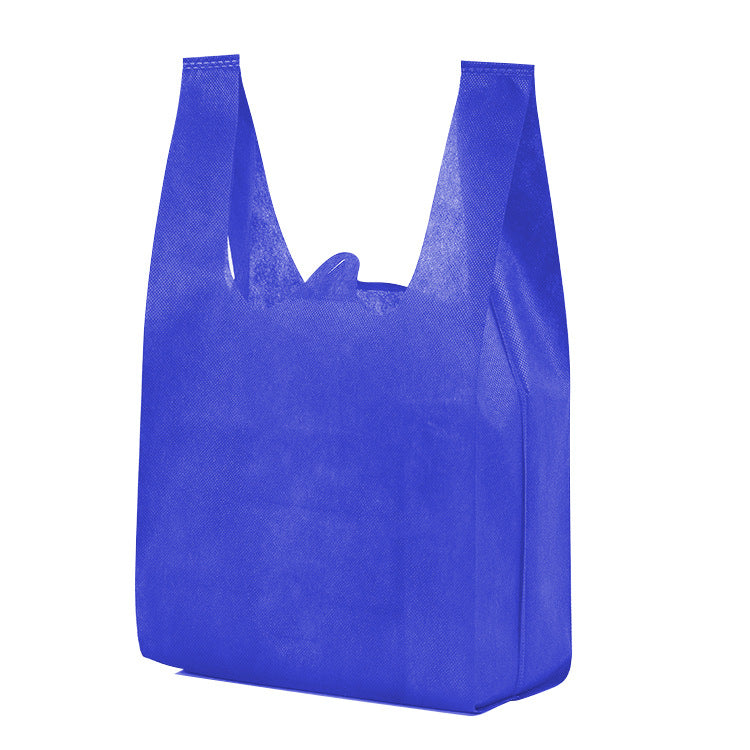 100pcs Solid Color Non-Woven Vest Bags 25*45*12/30*50*14/35*60*16/40*65*18cm 5