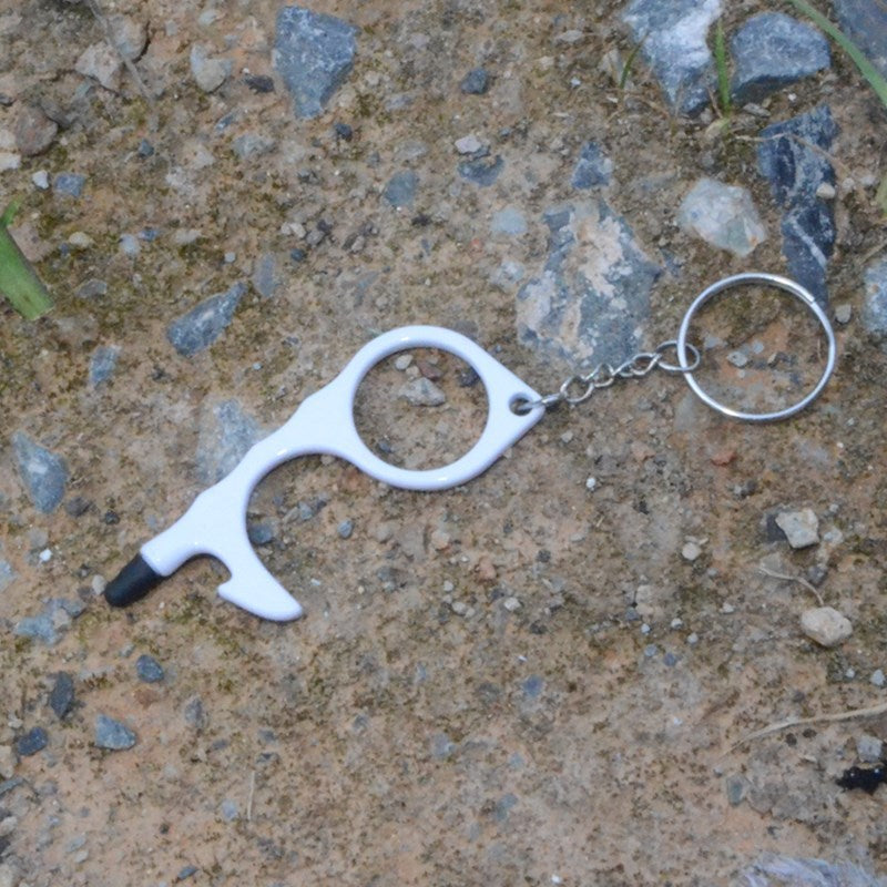 Multifunction Self Defense Keychain Non-Touch Bottle Opener 14