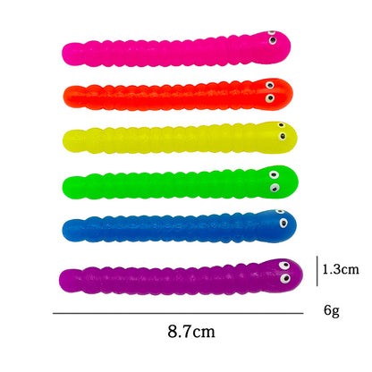 TPR Sensory Fidget Bug Caterpillar Stretch Toy 8.7 × 1.3cm 6