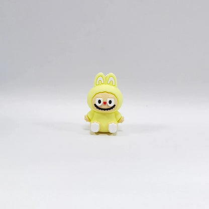 20Pcs Silicone 3D Focal Beads Cartoon Figure Sitting Pose 8