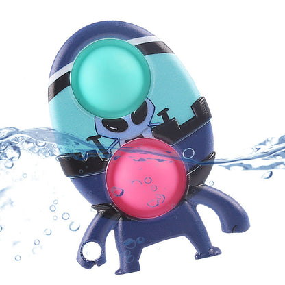 Silicone Simple Dimple Fidget Toy Alien Design 8 × 5 × 1cm 4
