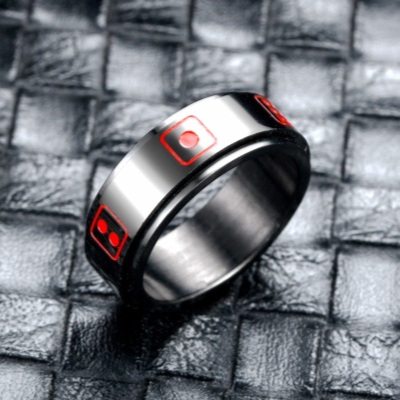 Metal Fidget Ring Spinner Ring for Men US Size 6-13 3
