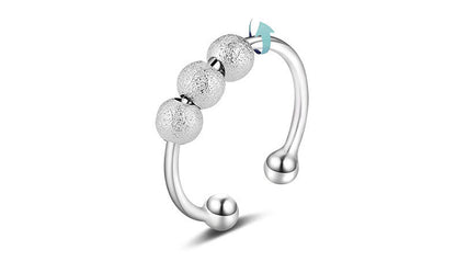 Adjustable Flower Fidget Ring Anxiety Relief for Women Spinner Ring 11
