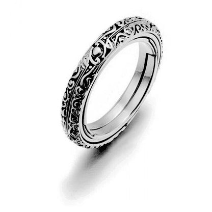 Silver Armillary Sphere Transformable Fidget Ring US Size 6-11 4