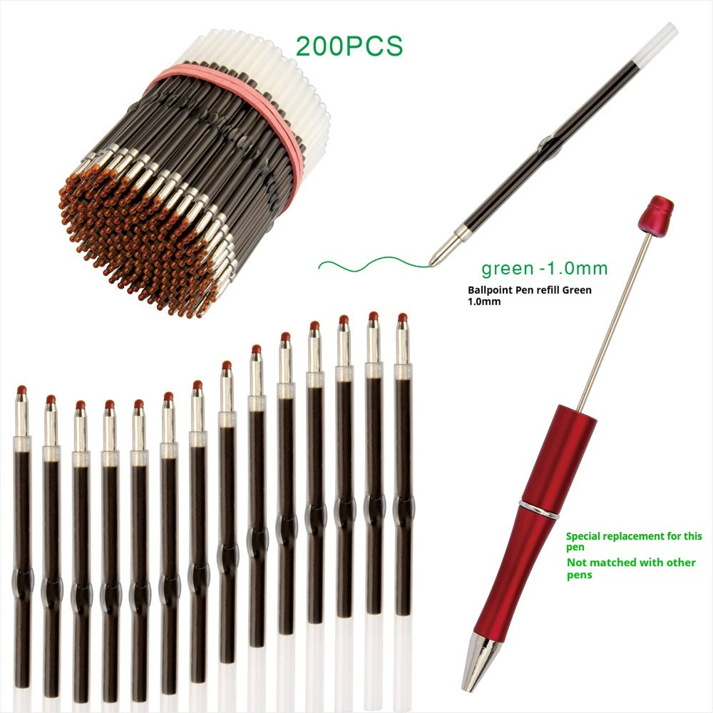 Ballpoint pen refill green