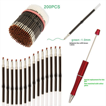 Ballpoint pen refill green