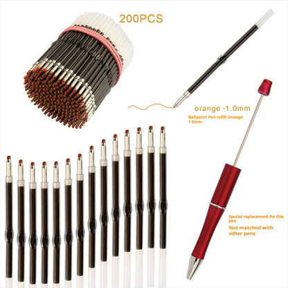 Ballpoint pen refill orange