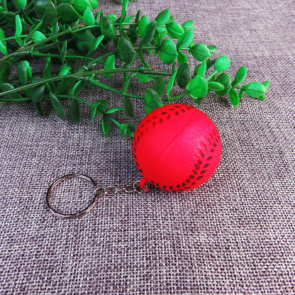 Soft Foam Baseball Sensory Stress Ball Fidget Toy with Keychain 6