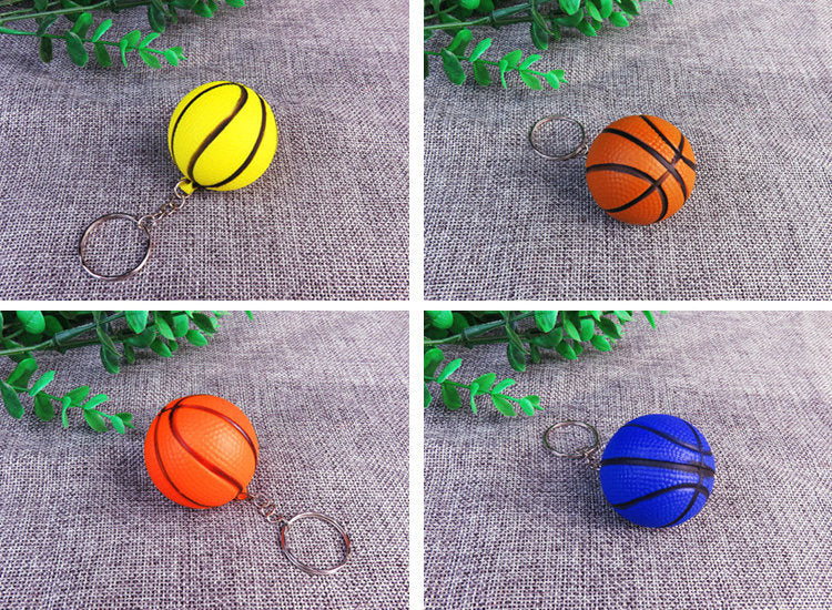Basketball Sensory Stress Ball Keychain Fidget Toy 4