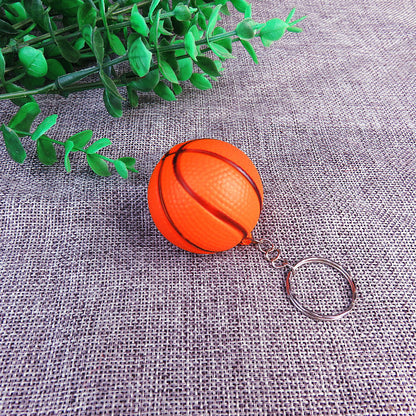 Basketball Sensory Stress Ball Keychain Fidget Toy 7