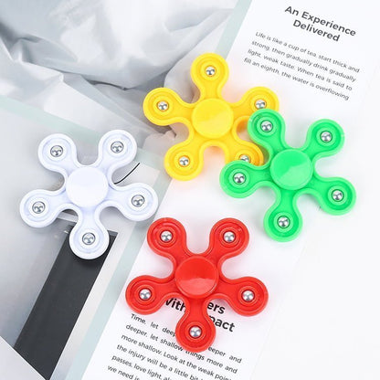 Plastic Fidget Spinner with Bearings 6.5cm Size Party Favor