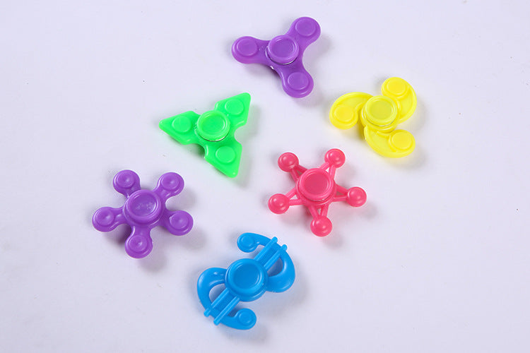 Plastic Fidget Spinner with Bearings Random Style 50pcs 7