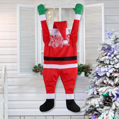 Flannelette Santa Claus Wall Climbing Christmas Decoration 110cm/170cm 3
