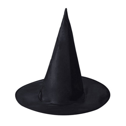 Black Witch Hats Halloween Costume 2 Sizes Options