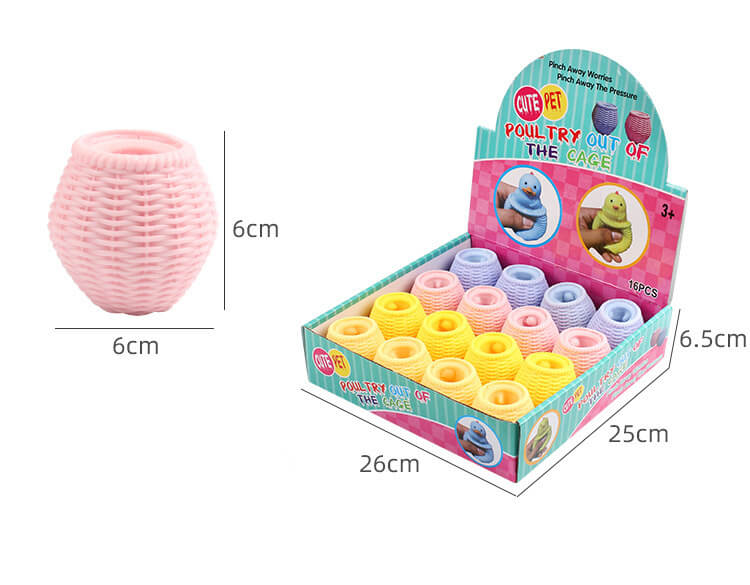 Squishy Chicken Squeeze Toy Sensory Soft Stress Relief 3
