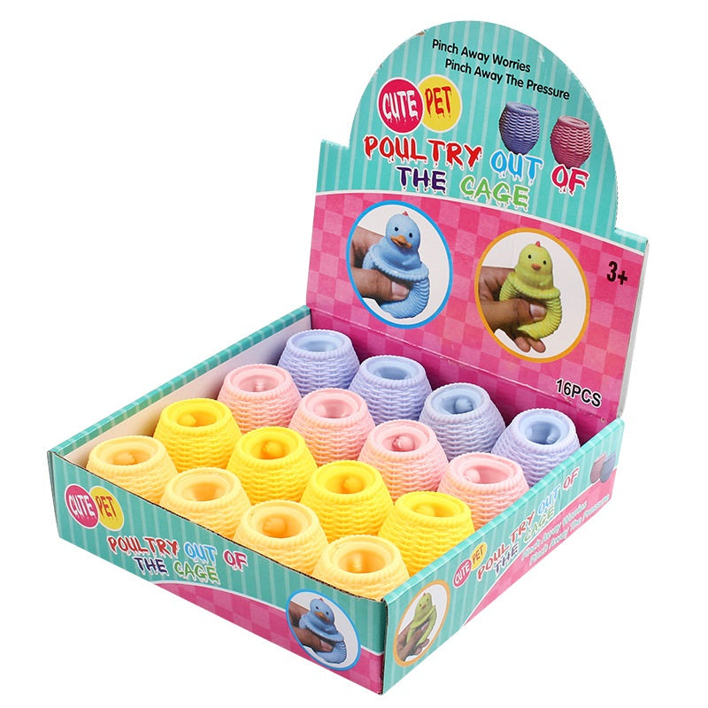 Squishy Chicken Squeeze Toy Sensory Soft Stress Relief