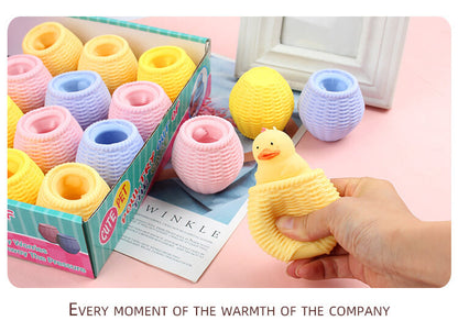 Squishy Chicken Squeeze Toy Sensory Soft Stress Relief 4