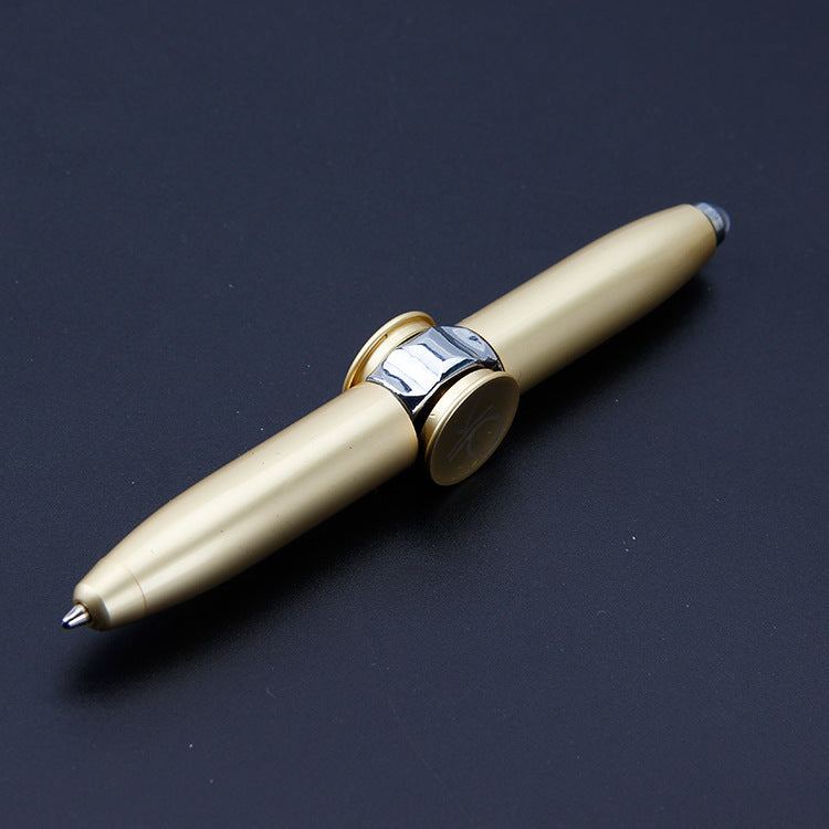 Metal Fidget Spinner Pen Gyro Pen with Light 5
