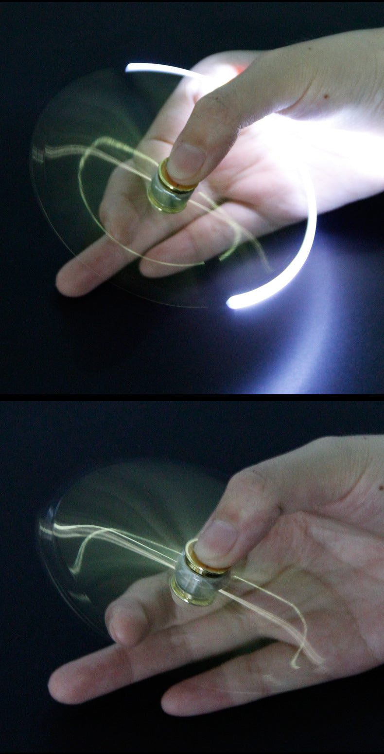 Metal Fidget Spinner Pen Gyro Pen with Light 16