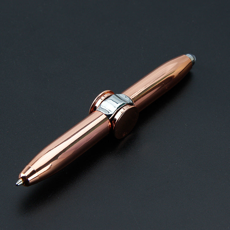 Metal Fidget Spinner Pen Gyro Pen with Light 8