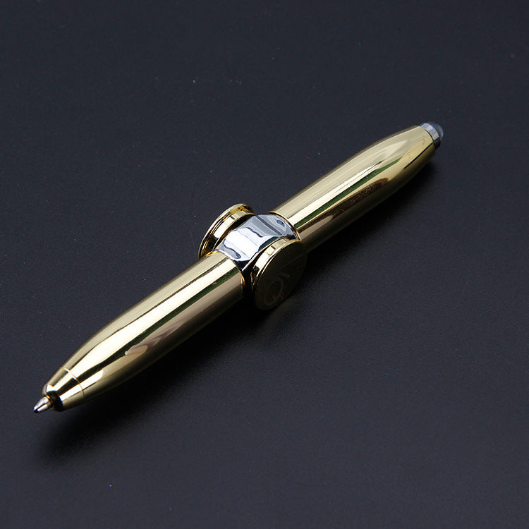 Metal Fidget Spinner Pen Gyro Pen with Light 9