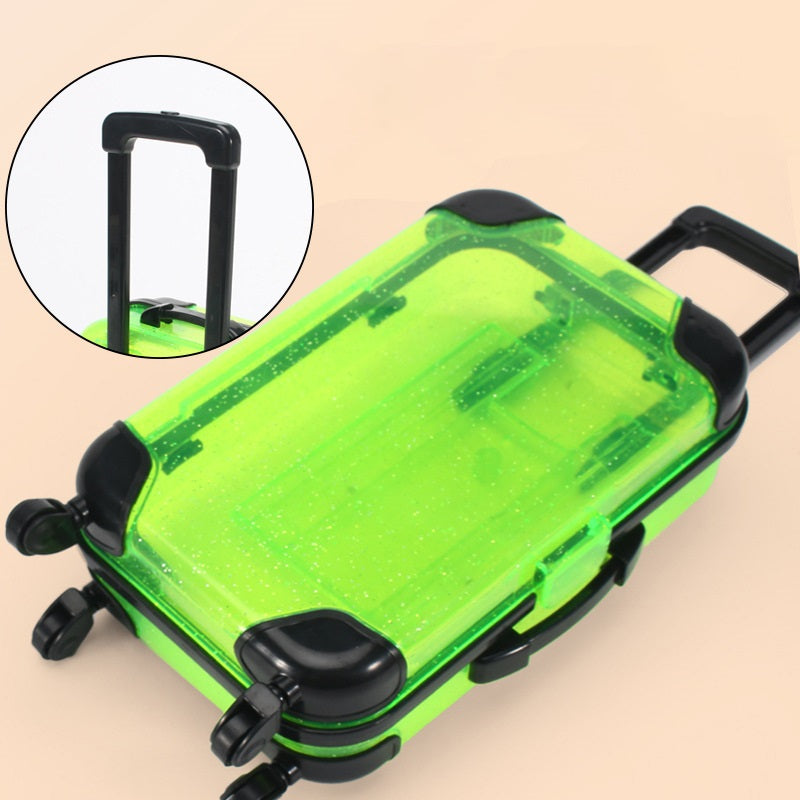 Plastic Mini Suitcase Pretend Play Toy for Kids Large and Small 6