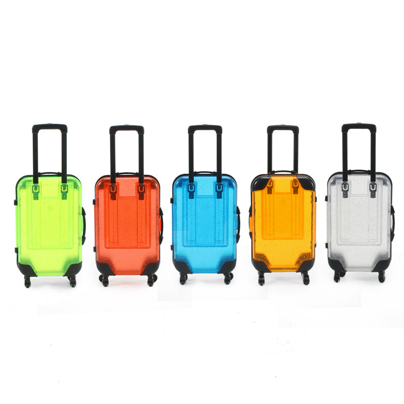 Plastic Mini Suitcase Pretend Play Toy for Kids Large and Small 4
