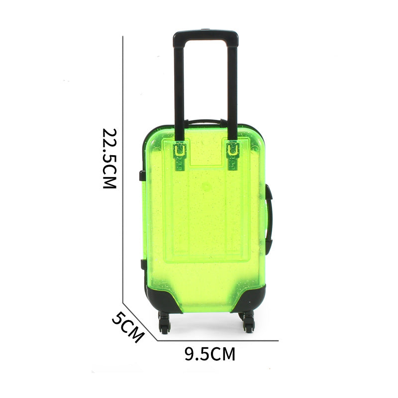 Plastic Mini Suitcase Pretend Play Toy for Kids Large and Small 3
