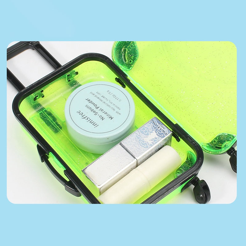 Plastic Mini Suitcase Pretend Play Toy for Kids Large and Small 5