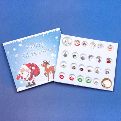 Christmas Advent Calendar DIY Jewelry Bracelet Gift Box Set 7