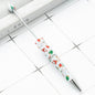 Christmas Beadable Ballpoint Pens Printed DIY Craft Supplies 3