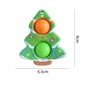 Silicone Pop It Fidget Toy Christmas Bubble Pop Sensory Dimple 2
