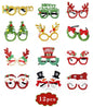 Christmas Decorative Glasses Hat Headband Clapping Ring Bracelet Party Favor Set 5