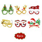 Christmas Decorative Glasses Hat Headband Clapping Ring Bracelet Party Favor Set 6