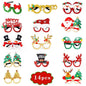 Christmas Decorative Glasses Hat Headband Clapping Ring Bracelet Party Favor Set 2