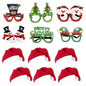 Christmas Decorative Glasses Hat Headband Clapping Ring Bracelet Party Favor Set 7