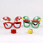 Merry Christmas Glitter Glasses Frames Holiday Party Decoration 25