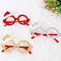 Merry Christmas Glitter Glasses Frames Holiday Party Decoration 35