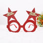 Merry Christmas Glitter Glasses Frames Holiday Party Decoration 43