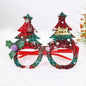 Merry Christmas Glitter Glasses Frames Holiday Party Decoration 47