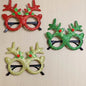 Merry Christmas Glitter Glasses Frames Holiday Party Decoration 50