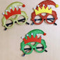 Merry Christmas Glitter Glasses Frames Holiday Party Decoration 52