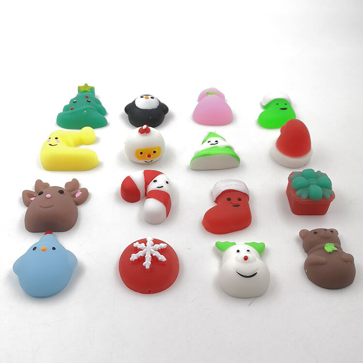 Mochi Squishy Christmas Sensory Toy Party Favor for Kids 3