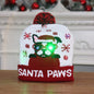 Light Up Knitted Christmas Hat Holiday Decoration 24x21cm 18