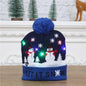 Light Up Knitted Christmas Hat Holiday Decoration 24x21cm 6