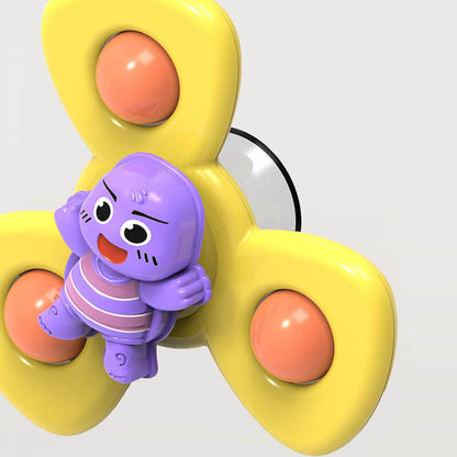 Spinner Fidget Toys with Suction Cup Crab Turtle Dolphin 3 Pack 4